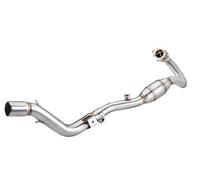 CRJIMX Off-Road Motorcycle Exhaust Muffler Front Middle Link Tube For CRF250L CRF300L For RALLY 2021 2022 Exhaust System Modify Parts(TYPE B)