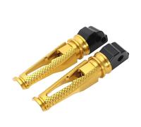 CRJIMX Passenger Footrests Rear Foot Pegs Pedal Motorcycle Aluminum For S1000R S1000RR S1000XR S 1000R S1000 RR XR HP4(Golden)