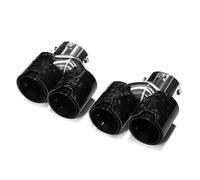 CRJIMX Quad Carbon Fiber Exhaust Tip For B&MW G20 G21 M340i M240i G42 M440i Performance Exhaust Muffler Tip Tailpipe For Exhaust System(Carbon Fiber L)