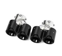 CRJIMX Quad Carbon Fiber Exhaust Tip For B&MW G20 G21 M340i M240i G42 M440i Performance Exhaust Muffler Tip Tailpipe For Exhaust System(Carbon Fiber H)