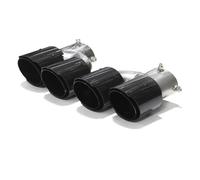 CRJIMX Quad Carbon Fiber Exhaust Tip For B&MW G20 G21 M340i M240i G42 M440i Performance Exhaust Muffler Tip Tailpipe For Exhaust System(Carbon Fiber D)