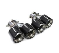 CRJIMX Quad Carbon Fiber Exhaust Tip For B&MW G20 G21 M340i M240i G42 M440i Performance Exhaust Muffler Tip Tailpipe For Exhaust System(Carbon Fiber G)
