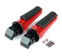 CRJIMX Rear Foot Pegs Passenger Pedals Footrest For CB600F For HORNET CB1000R CBR600F CBR600RR CBR900RR CBR1000RR VTR1000(RED)