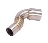 CRJIMX Silp On For Benelli BJ300GS BJ300 GS 302R Motorcycle Exhaust System Middle Link Pipe Tube Connecting 51mm Muffler Moto