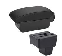 CRJIMX Skyactiv Version Car Armrest Storage Box Car Accessories For Mazda CX-3 Armrest Retrofit For Mazda 2(C2 Black line NO USB)