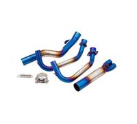 CRJIMX Slip-On 51MM Motorcycle Exhaust Modified Front Link Pipe Connect Muffler For CBR250RR 2017 2018 2019 2020 2021 2022 Years(Style B)