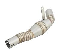 CRJIMX Slip On For Benelli For Leoncino 500 BJ500 Motorcycle Exhaust Escape Modified Muffler Middle Link Pipe With Catalyst Stainless Steel