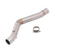 CRJIMX Slip On For Benelli TRK502c TRK 502C Escape Moto System Motorcycle Exhaust Stainless Steel Mid Middle Link Pipe Modify Tube(Style A)