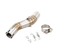 CRJIMX Slip On For CBR250 CBR250RR 2017 2018 2019 2020 2021 2022 Motorcycle Exhaust Escape Systems Middle Link Pipe Connection 51mm Muffler