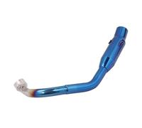 CRJIMX Slip On For FORZA300 For FORZA350 NSS350 300 2018 2019 2020 2021 Motorcycle Exhaust Escape Front Link Pipe 51mm Moto Muffler(Blue)