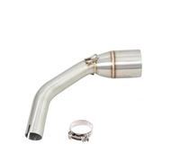 CRJIMX Slip On For GROM125 MSX125 SF For GROM 125 2021 2022 2023 51mm Motorcycle Exhaust Escape Systems Moto Modified Mid Link Pipe