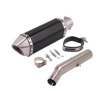 CRJIMX Slip On For Y&amaha For Tricker XG250 XT250 XG 250 2004-2008 Motorcycle Exhaust Escape Middle Link Pipe Moto Muffler Adapter Connec(Style F)