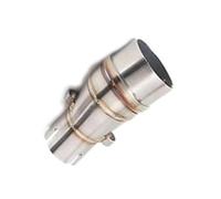 CRJIMX Slip On Motorcycle Exhaust Middle Link Pipe Mid Connect Tube Exhaust System For Benelli 502C All Years Stainless Steel