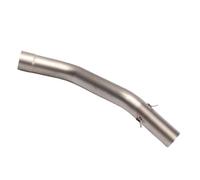CRJIMX Slip On Motorcycle Exhaust Muffler Modified Middle Connection Stainless Steel Link Pipe For Kawasaki ZX-6R ZX6R 2009-2016 2017