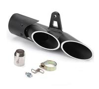 CRJIMX Universal 51mm Motorcycle Exhaust Muffler Pipe Kit For Cbr500r Etc Most Brands Modification Accessories(A2-LEFT SIDE)