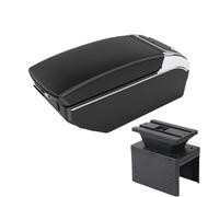 CRJIMX Universal Car Armrest Box Universal Model Armrest Car Accessories Storage Box Retrofit Parts(Black line 7USB)