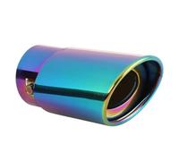 CRJIMX Universal Car Auto Exhaust Muffler Tip Stainless Steel Pipe Chrome Trim Modified Car Rear Tail Throat Liner Accessories(Straight)