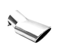 CRJIMX Universal Car Exhaust Pipe Decoration Universal Easy-to-Install Car Accessories For Exhaust Pipe Nozzle For Tail Pipe Nozzle(Silver)
