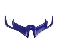 CRJIMX Universal Motorcycle Accessories Winglets Front Fairing Aerodynamic Winglets Fixed Wind Wing Side Spoilers Dynamic Wing Spoiler(Blue)