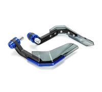 CRJIMX Universal Motorcycle CNC Aluminum Handlebar Brake Clutch Lever Hand Guard Protector Gear Modification Accessories Handguard Shiel(Blue)