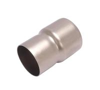 CRJIMX Universal Motorcycle Exhaust Pipe Adapter Conversion Pipe Tool Connector 60 To 51mm Modified Accessories Stainless Steel