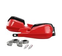 CRJIMX Universal Motorcycle Hand Guards 22MM 28MM Dirt Bike ATV Handlebar Protection Bar Handguard Protect Shield(RED)