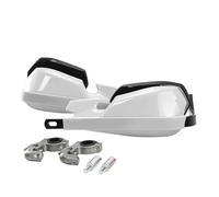 CRJIMX Universal Motorcycle Hand Guards 22MM 28MM Dirt Bike ATV Handlebar Protection Bar Handguard Protect Shield(WHITE)