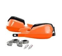 CRJIMX Universal Motorcycle Hand Guards 22MM 28MM Dirt Bike ATV Handlebar Protection Bar Handguard Protect Shield(Orange)