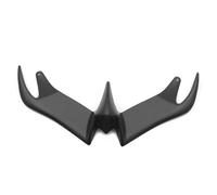 CRJIMX Winglet Front ABS Plastic Fairing Race Fins Windshield Motorcycle Aerodynamic For YAMAHA YZF-R3 R25(Matte Black)
