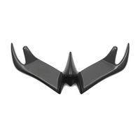 CRJIMX Winglet Front ABS Plastic Fairing Race Fins Windshield Motorcycle Aerodynamic For YAMAHA YZF-R3 R25(BLACK)