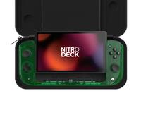 CRKD Nitro Deck Emerald Green + Carry Case - Brand New - Nintendo Switch