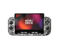 CRKD Nitro Deck - Professional Handheld Controller Deck with Zero Stick Drift for Nintendo Switch and Switch OLED (Rocket League Silver Edition)
