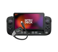 CRKD Nitro Deck+ Clear Black with HDMI Adapter Bundle