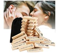 Crkeiyr Lust Tower Adult Block Tower Game, Super Naughty Stacking Game (48pcs)