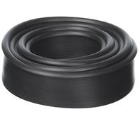 CRL Black Half-Round "T" Type Shower Door Bottom Seal and Sweep - 36 in long