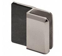 CRL Brushed Nickel Beveled Style Frameless Shower Door Stop