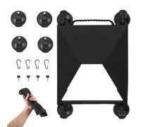 Crlvlyn Starlink Mini Car Suction Cup Mount,Portable Starlink Mini Accessories Roof Suction Cup Mounting Kit Mount Protective Silicone Case for Sunroof Car Window RV Backpack