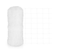 CRMCC 1.2m x 100m Heavy Duty White Trellis Netting - 15cm Square Mesh - PP Polypropylene Plant Support Net for Climbing Plants, Veggies & Flowers