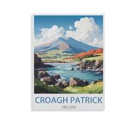 Croagh Patrick Ireland，Jigsaw Puzzles Puzzles for Adults Kids. 1000 Piece Impossible Challenge Toy Educational Game Home Decoration for Adults& Kids Age 14 Years Up 1000pcs（75x50cm）-HF2