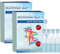 CROAIE GLP-1 Health Boost Drops, CROAIE Moringa GLP-1 & Health Boost, Herbal Oral Solution, Natural GLP-1 Supplement Drops for Women and Men (2)
