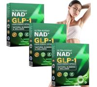 Croaie GLP-1 Metabolic Support Liquid Pearls with NAD+,GLP-1 Liquid Essence Capsules,GLP-1 and NAD + Essence Liquids Pearls, Moringa Natural Extracts for Women & Men (3pcs)