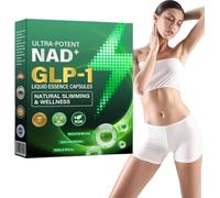 Croaie GLP-1 Metabolic Support Liquid Pearls with NAD+,GLP-1 Liquid Essence Capsules,GLP-1 and NAD + Essence Liquids Pearls, Moringa Natural Extracts for Women & Men (1pcs)