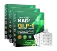 Croaie GLP-1 Metabolic Support-Ultra Concentrated Liquid Pearls, Advanced GLP-1Body Care,Body Care Liquid,GLP-1 and NAD + Essence Liq-uid Pearls, Gut & Digestive Immune & Energy Support (3)