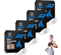 Croaie Nano Microneedle Patch, SMGT-GLP-1 Nano Microneedle Patch, Professional Micro Needle Plasters with Gentle Soothing Massage, Natural Firming Skin and Body Care Patch for All Skin Types (4 Pack)