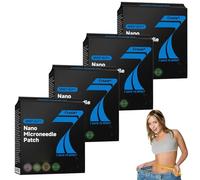 CROAIE Nano Microneedle Patch with SMGT-GLP-1, SMGT-GLP-1 Nano Microneedle Patch, Professional Microneedle Patch, Natural Firming Skin and Body Care Patch for All Skin Types (4PCS)