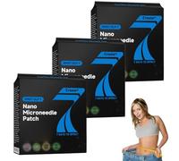 CROAIE Nano Microneedle Patch with SMGT-GLP-1, SMGT-GLP-1 Nano Microneedle Patch, Professional Microneedle Patch, Natural Firming Skin and Body Care Patch for All Skin Types (3PCS)