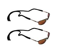Croakies Micro Suiter Eyewear Retainer Black for Small Glasses Frames (2-Pack)