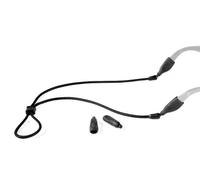 Croakies Terra System Adjustable Eyewear Retainer Combo, XL/XXL Terra Ends, Black