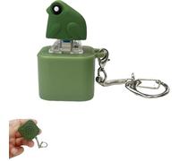 Croaking Frog Keychain,Frog Croaking Fidget Toy,Fun Rechargeable Frogs Keychain,Stress Reliever For Anxiety,Portable Frog Keyring Gift For Adults & Kids (1pcs)