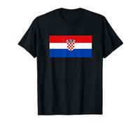 Croatia 2021 Flag Love Soccer Cool Support for T-Shirt